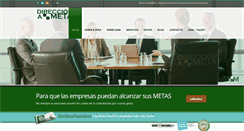 Desktop Screenshot of direccionameta.com